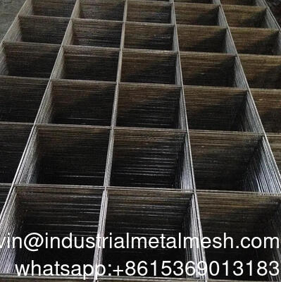 3.4mm Tel*15 X 15 Cm Mesh *2.15 * 6m İnşaat için Siyah Kaynaklı Tel Mesh Paneli