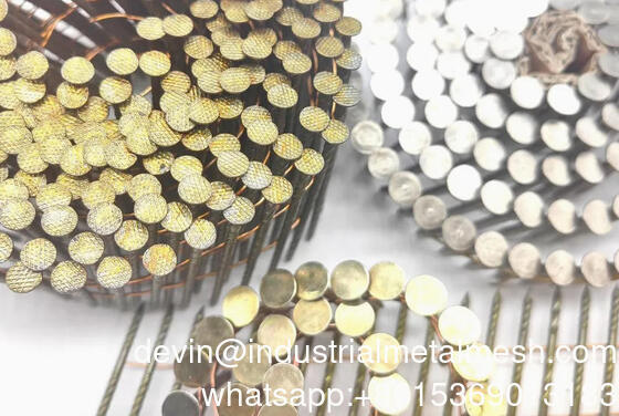 Çin Fabrikası Palet Çivi Boya Kaplama Toplanmış Spiralli Şaft Bobin Çatı Çivisi