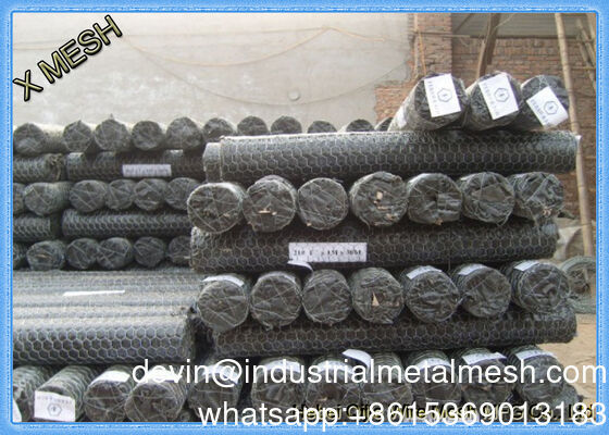 PVC Kaplı Kare Tavuk Kümesi Altıgen Demir Tel Örgü Çit