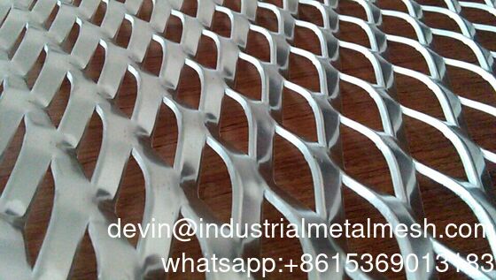 İnşaat Zemin Izgarası, Merdiven Basamağı, Beton, Tuğla ve İskele İçin Yüksek Mukavemetli Ağır Hizmet Tipi Düzleştirilmiş Hava Koşullarına Dayanıklı Genişletilmiş Metal Mesh