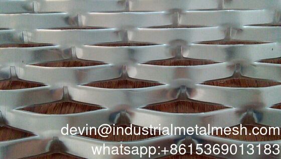 İnşaat Zemin Izgarası, Merdiven Basamağı, Beton, Tuğla ve İskele İçin Yüksek Mukavemetli Ağır Hizmet Tipi Düzleştirilmiş Hava Koşullarına Dayanıklı Genişletilmiş Metal Mesh