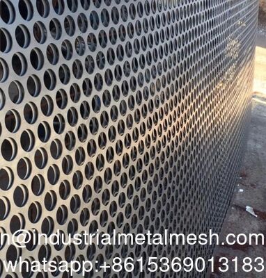 Mısır'da Sıcak Satış Yuvarlak Delikli Yarıklı Delikli Alüminyum Paslanmaz Galvaniz Metal Panel