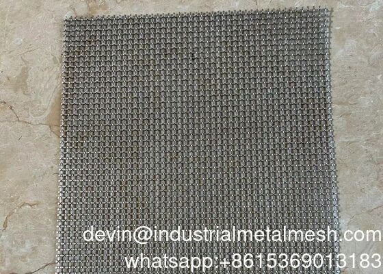 20 Mesh Lock Crimp Wire Mesh 304 Paslanmaz Çelik Dokuma Metal Dekoratif