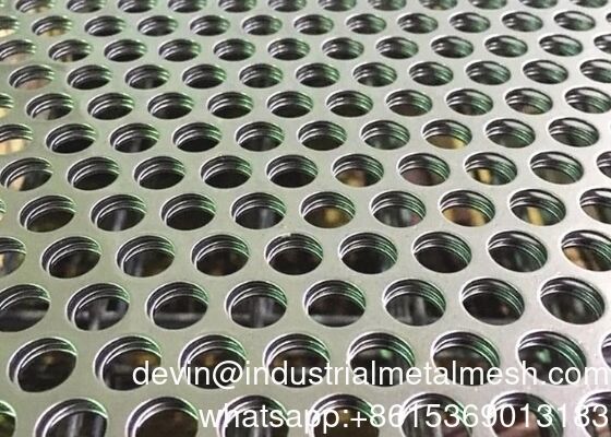Paslanmaz Çelik 304 Yuvarlak Delik Perforasyonlu Metal Tel Ağı