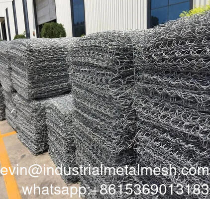 Şiddetli Nehir Erozyonu Kontrolü İçin Yüksek Gerilimli Gabion Şilte