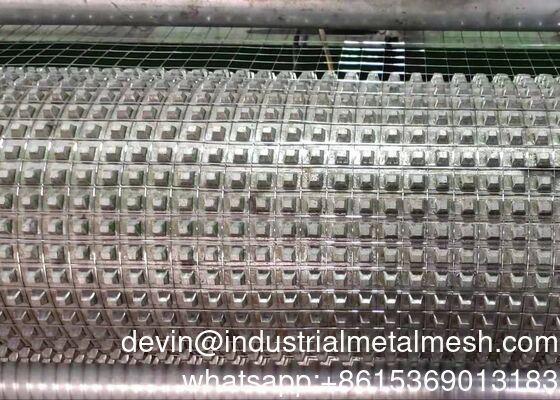 Hayvan Yetiştiriciliği İçin 16 Gauge 1 X 1/2 İnç Galvaniz Kaynaklı Tel Örgü Rulo