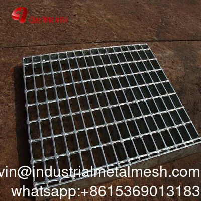 Galvanizli 15/20/30/34.3/40/60mm rulman çubuğu pitch dren perforasyonlu çelik ızgara