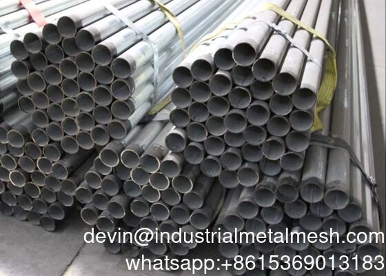 Yüksek Dayanıklılık Çinko Kaplı Borular Galvanizli Çelik Yuvarlak Boru Kare Boru