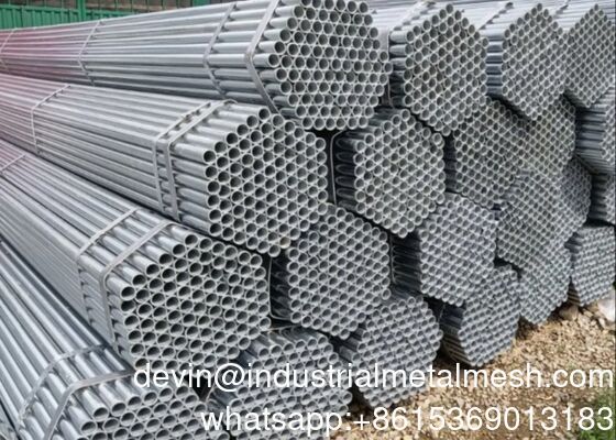 Yüksek Dayanıklılık Çinko Kaplı Borular Galvanizli Çelik Yuvarlak Boru Kare Boru