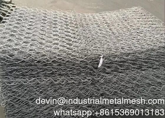 Su İdaresi Projesi İçin Düşük Karbonlu Galvanizli Çelik Tel Gabion