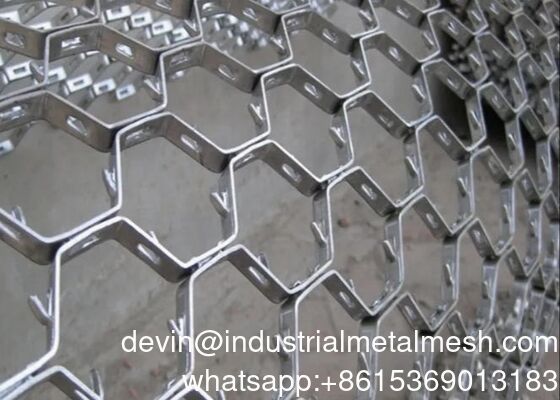 Paslanmaz Çelik 309 Hex-Mesh Refractory Anchor Lance Tabs