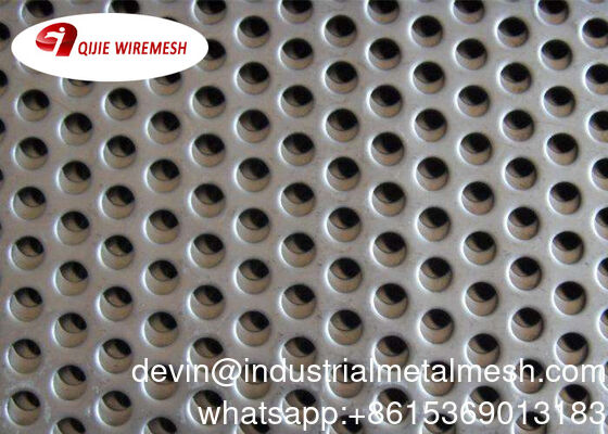 Yuvarlak delikli delikli metal örgü paslanmaz çelik delikleme örgü