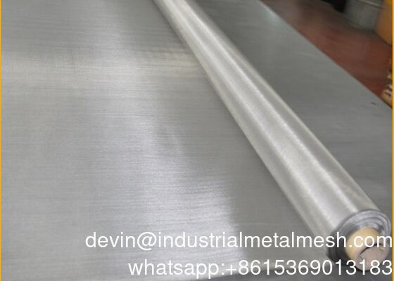 Plain Weave Paslanmaz Çelik Tel Ağ 0.02-5.0mm Tel Diametri & 1-500 Mesh