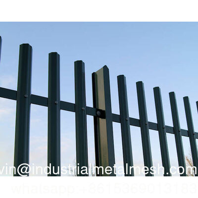 Galvanize Palisade Çit Avrupa tarzı Çelik Palisade Çit D W Tarzı Bahçe Palisade Çit Paneli