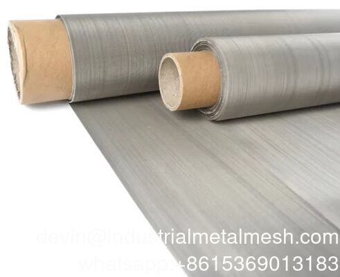 Filtreleme, Isı Dağılımı ve Baskı için 300 /325 /350/400 Gözlü Paslanmaz Çelik Tel Örgü