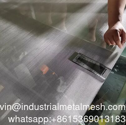 Plain Weave Paslanmaz Çelik Tel Ağ 0.02-5.0mm Tel Diametri & 1-500 Mesh