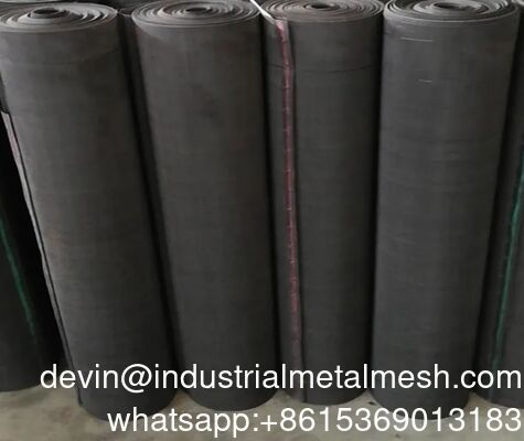 Plain Weave Stainless Steel Wire Mesh 0.02-5.0mm Yumuşak Çelik Tel Ağı/Siyah Demir Tel Kumaş