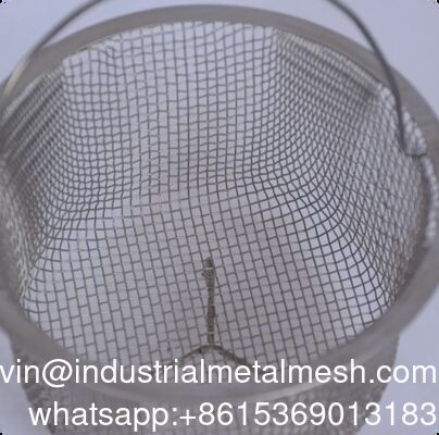 Sıvı Filtrasyonu İçin Özel 304 316 316L Paslanmaz Çelik Tel Örgü Filtre Sepeti Çıkarılabilir Tank Eklentisi