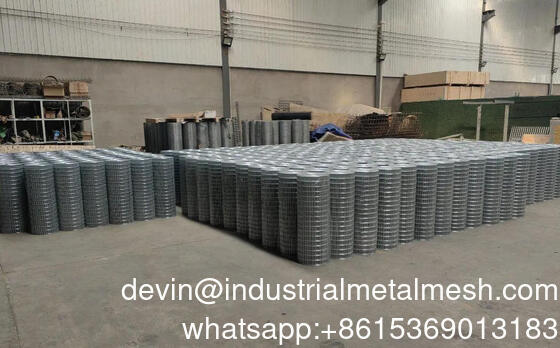 Kafes için Galvaniz Kaynaklı Tel Örgü Rulo, Depolama Metal Hasır Tel Demir Kaynaklı Tel Örgü