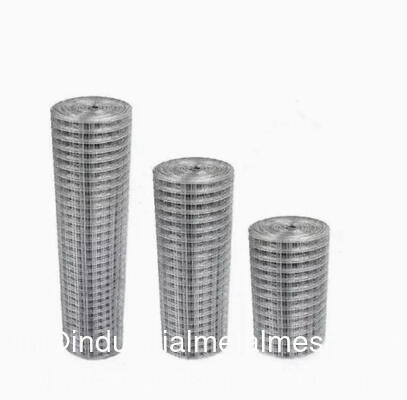 Yüksek Kaliteli PVC Kaplı Kaynaklı Tel Ağı 1/2" 1/4" Çiftlik Ağı Koruma Ağı için Kare Delik Çit