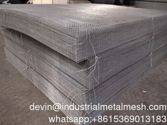 3.7mm Siyah Kaynaklı Tel Ağı Paneli 150mm*150mm İnşaat için