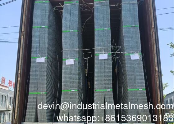 Deniz ortamları için yüksek kaliteli PVC kaplı beton kaynaklı çelik tel örgü paneli