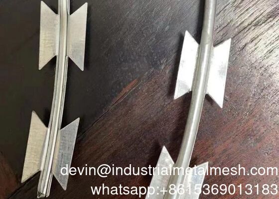 Gözyaşı bıçağı BTO-30 Tırnak Tel Concertina Düz Sarma Tırnak Tel Çit