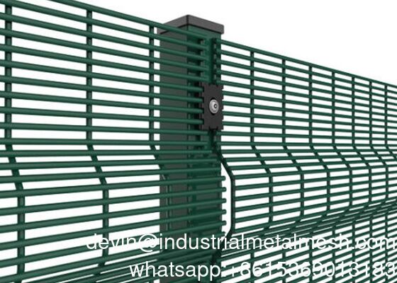 Yüksek güvenlik 358 Anti tırmanış Anti kesim Açık-Vu Mesh Çit Ağır görev Dekorasyon Çit