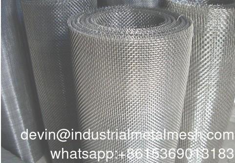 Galvanizli / Paslanmaz Çelik Tel Örgü / Filtreleme için Hafif Çelik Bez