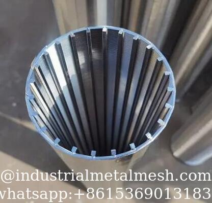 S32750 18S/Q35-12mm Profil Tam Kaynaklı Kaynak Tel Ekranı Q35 Destek Çubuğu ile
