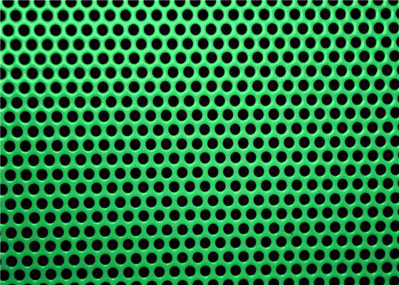 Yuvarlak delikli perforasyonlu metal levha panelleri