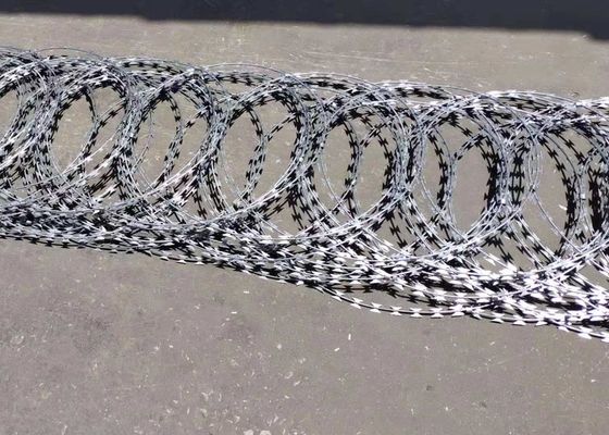 Bto-22 Sıcak Daldırma Galvanizli Çelik Dikenli Tel Akordeon Bobin