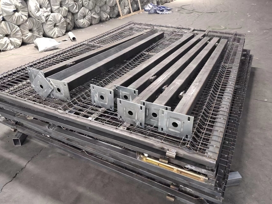 5mm 75x150mm Kavisli Metal Çit Dış Mekan Dekoratif 3d Bükme