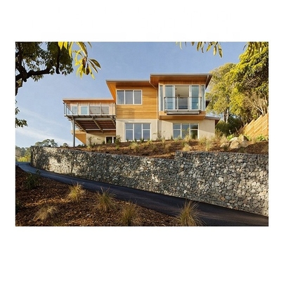 Kapaklı Galvanizli Tel İstinat Duvarlı Kaynaklı Gabion Sepetleri