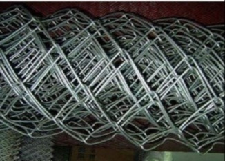 Sıcak Daldırma Galvanizli Zincir Bağlantılı Çit Kumaş 1mx30m/Rulo