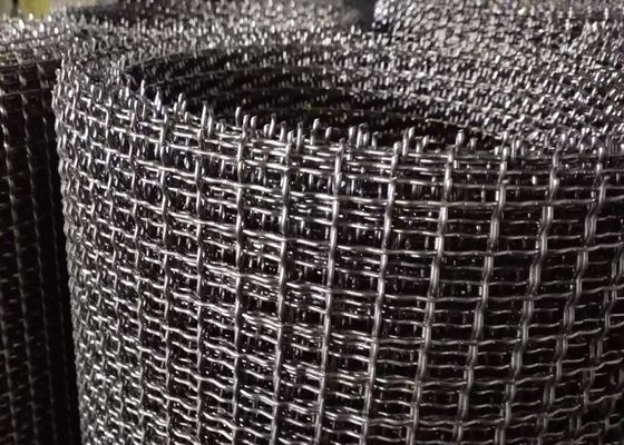 Açıklık 2mm Kare Paslanmaz Çelik 304 Kıvrımlı Dokuma Hasır 20x20mm