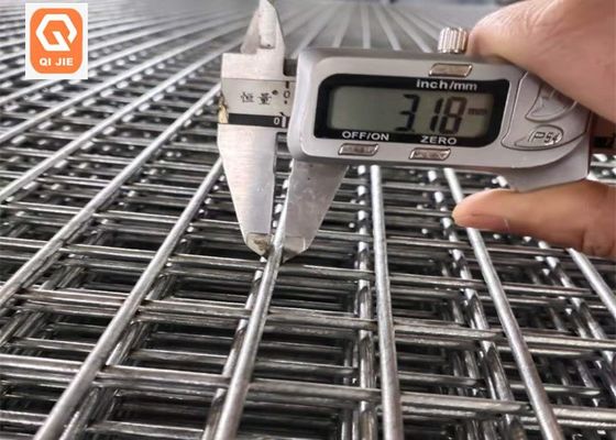 2.4mx5.8m Gümüş Kaynaklı Hasır Galvanizli / Pvc Kaplı