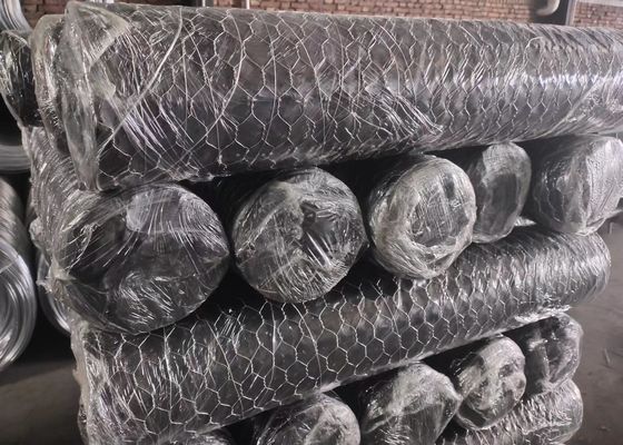 20 Ayar Sıcak Daldırma Galvanizli Altıgen File Galvanizli Kanatlı Filesi Bükülmüş