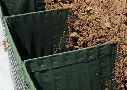 Mil 12 Savunma Sıcak Daldırma Galvanizli Kaynaklı Tel Hesco Kum Bariyeri