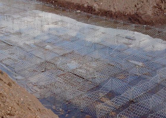 80 X 100 Mm Kaynaklı Gabion Sepetler / Galvanizli Altıgen Tel Örgü 3 X 1 X 1 M