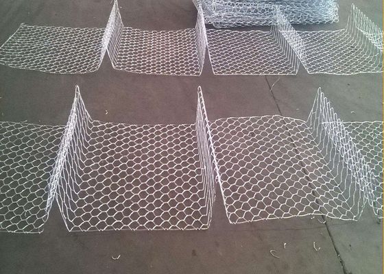 Eğimi Korumak İçin Kenar Teli Altıgen Mesh Paslanmaz Çelik Gabionlar