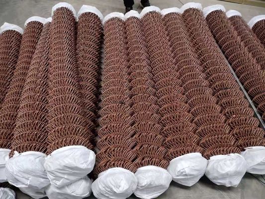 5mm Sıcak Daldırma Galvanizli Siklon Örgü Çit 8 Ft Rulo