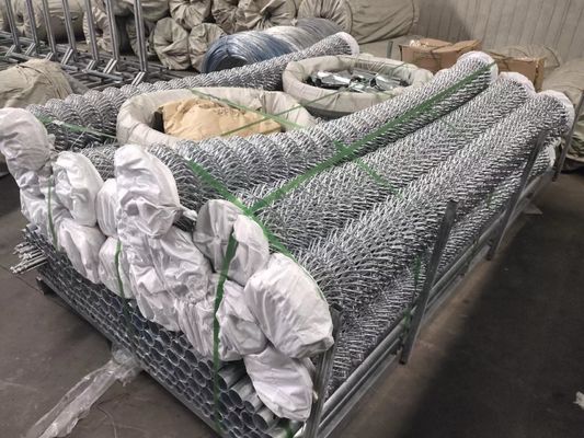 3 Ft 9 Ayar Zincir Bağlantı Çiti 3,7 mm * 75 mm Sıcak Daldırma Galvanizli