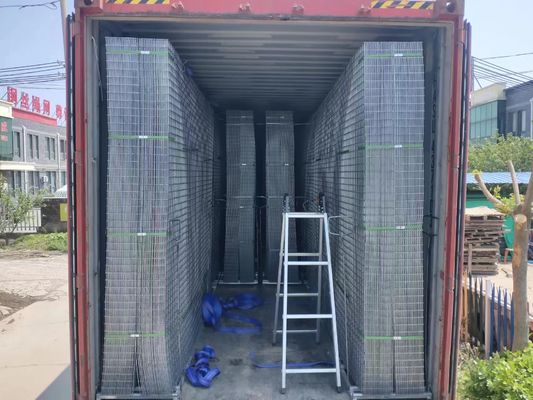Çelik ribbed bar galvanize güçlendirme ağı Beton levhalarda kaynaklı