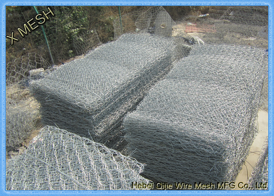 Galvanizli Altıgen 80X100mm Hesco Hasır Gabion / Gabionlar