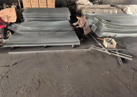 Gotik 1.6mm Kalınlık Genişletilmiş Metal Hasır 1.2 X 2.4 M