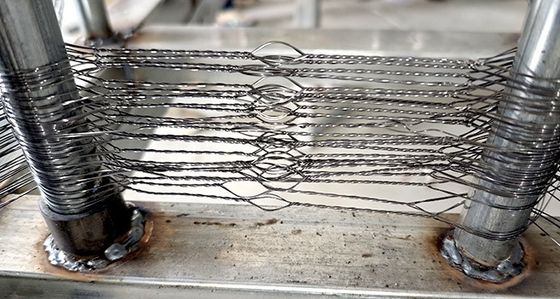 MZP Tank Karşıtı Metal Tel Ağı 10x10x1.4m Düşük Görünürlük Bariyeri