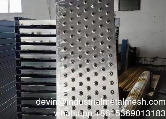 Alüminyum Perforated Plank Walkway Grating Perf-O Grip Strut Güvenlik Zemin Grating