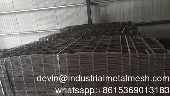 3.4mm Tel*15 X 15 Cm Mesh *2.15 * 6m İnşaat için Siyah Kaynaklı Tel Mesh Paneli