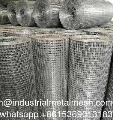 0.5MM-1MM Çap 1CM-2CM Açıklıklı Galvanizli Kaynaklı Hasır Rulo Metal Kaynaklı Tel Örgü